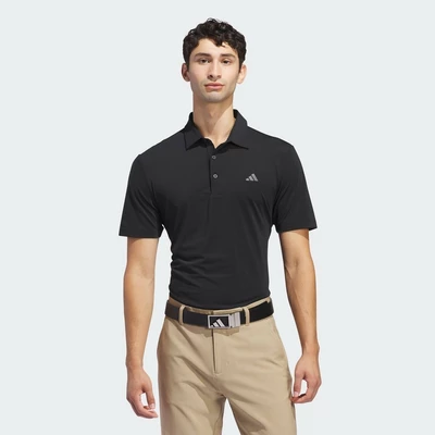 adidas Đánh gôn Áo Polo Trơn Ultimate365 Nam Đen IM8409