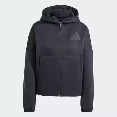 adidas Lifestyle adidas Z.N.E. Full-Zip Hoodie Women Black JE7848
