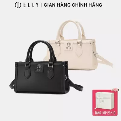 Túi xách nữ da thật ELLY ET214 túi đeo chéo đeo vai xách tay cao cấp thanh lịch