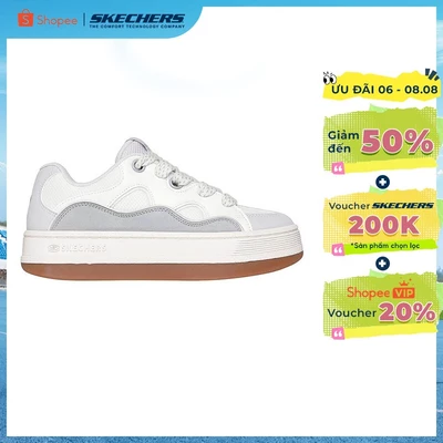 [ĐỘC QUYỀN ONLINE] Giày Thể Thao Nữ Skechers Street Womper For Da Chicas - 177782-WGY Air-Cooled Memory Foam