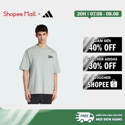 [Duy nhất 8.8 - VOUCHER 30%]adidas Phong cách sống ÁO THUN PANDA CHILL HOOP GRAPHIC Nam màu xanh lá KB4851