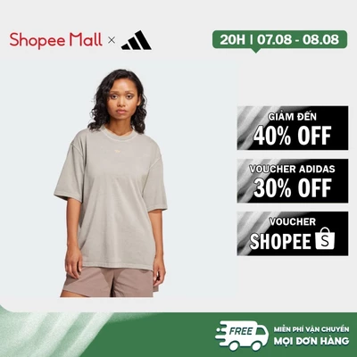 [Duy nhất 8.8 - VOUCHER 30%]adidas Phong cách sống Áo Thun Oversize Washed Nữ màu xanh lá JI5730