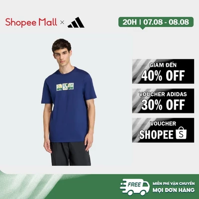 adidas Phong cách sống & Quần vợt ÁO THUN GRAPHIC STAMPS MEMORIES OF SPORT Nam Màu xanh da trời KB2511