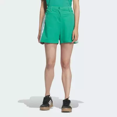 adidas Đánh gôn QUẦN SHORT 3 GẠCH 5INCH Nữ màu xanh lá KD7214