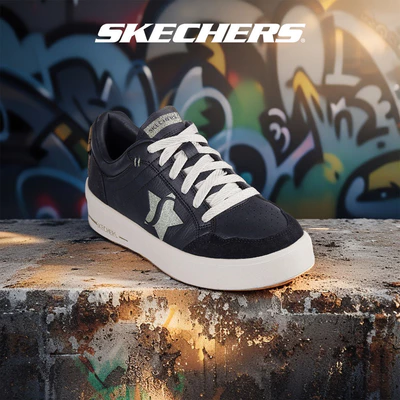Giày Thể Thao Nữ Skechers Court Classics Hiland Illuminated Neutrals-185176-BLK Online Sale