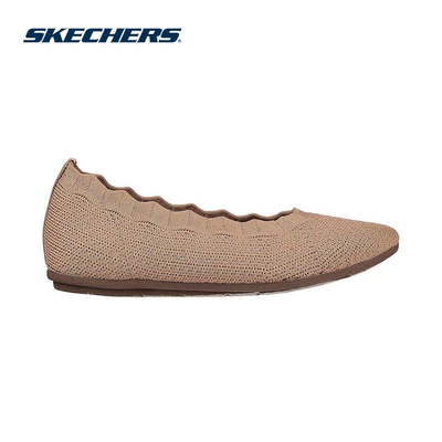 Giày Búp Bê Nữ Skechers Modern Comfort Cleo 2.0 Love Spell - 158343-MOC Air-Cooled Memory Foam