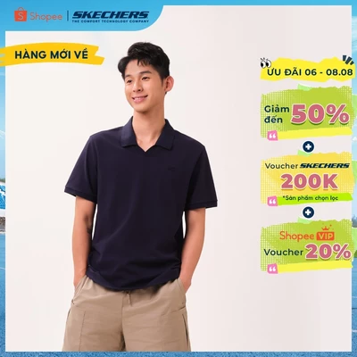 Polo Tee Nam Skechers Skechers Authentic Iconic Polo Tee - SL226M237-002Z
