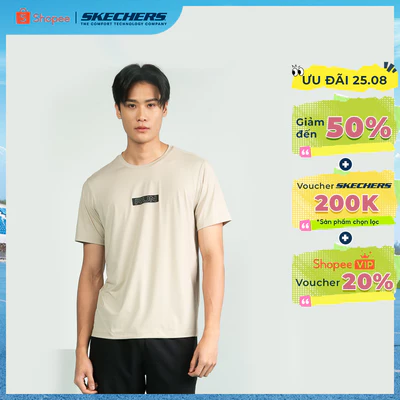 Áo Thun Tay Ngắn Nam Skechers Running Performance Short Sleeve Tee - SP325M323-044Z Online Sale