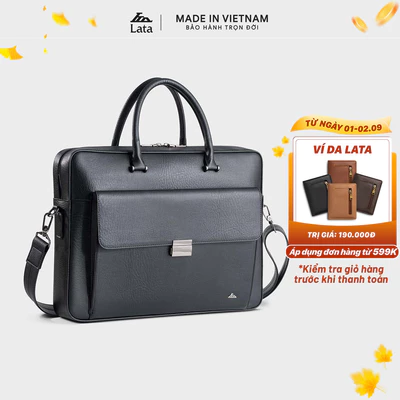 Cặp Công Sở Lata (Thời trang nam basic - Cặp da CA36)