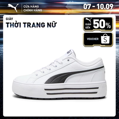 Giày Thời Trang PUMA Nữ Kaia 2.0 White-Black Màu Trắng