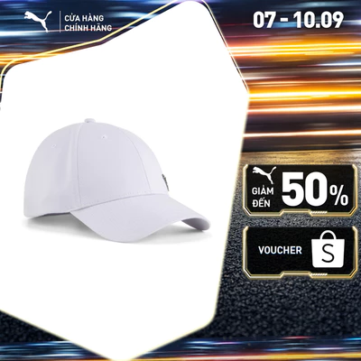 Nón Lưỡi Trai PUMA Unisex ESS Metal BB Vibrant Silver Màu Xám