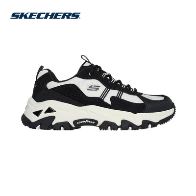 Giày Thể Thao Nữ Skechers Outdoor D'Lites Hiker Địa Hình - 180128-BKW Air-Cooled Memory Foam Online Sale