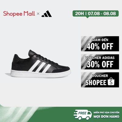 [Duy nhất 8.8 - VOUCHER 30%]adidas Phong cách sống Giày Grand Court SE Unisex Đen FW6690