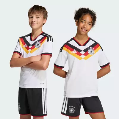 adidas Bóng đá Áo Đấu Sân Nhà Đức 26 Cho Trẻ Em Trẻ em trắng JZ4560