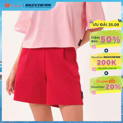 Quần Đùi Thể Thao Nữ Skechers Hello Kitty & My Melody Shorts - SL226W247-053M