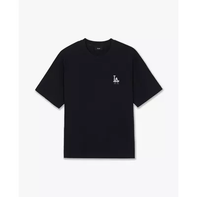 MLB - Áo thun unisex tay ngắn Monogram Gradient_3ATSM0764-07BKS