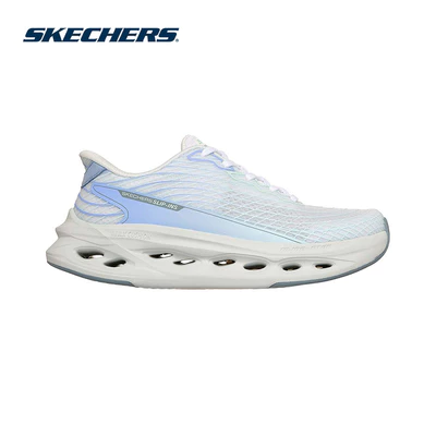 Giày Thể Thao Nữ Skechers Slip-ins Performance Max Cushioning Glide-Step Sapphire - 129404-WMNT Air-Cooled Goga Mat