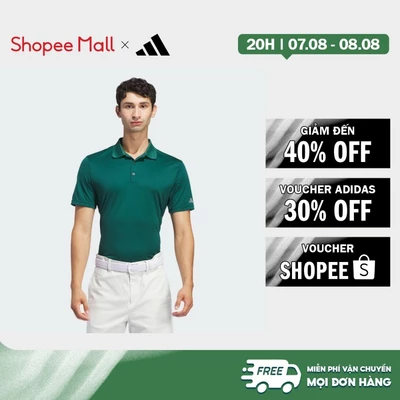[Duy nhất 8.8 - VOUCHER 30%]adidas Đánh gôn Áo Polo Core adidas Performance Primegreen Nam màu xanh lá IU4444