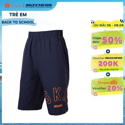 Quần Đùi Thể Thao Bé Trai Skechers Comfort Athletic Shorts - SL424B660-DKG1 Online Sale