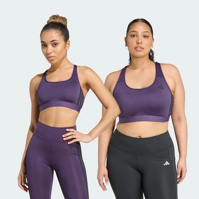 adidas Gym & Training Ao Bra Tập PrimeLiftReact 3 Gạch Nâng Đỡ Vừa Nữ Màu tím JY2120