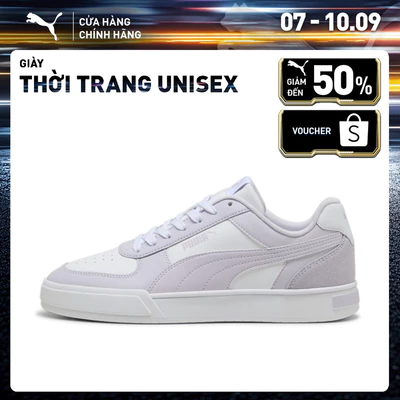 Giày thời trang PUMA Unisex Caven Mix White-Spring Lavender Màu Trắng