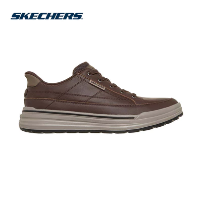 Giày Thể Thao Nam Skechers Slip-Ins USA Streetwear Sterling Hansel - 211234-CHOC Air-Cooled Memory Foam