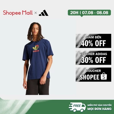 [Duy nhất 8.8 - VOUCHER 30%]adidas Phong cách sống Áo Thun Ngắn Tay Training Supply Nam Màu xanh da trời IS0233