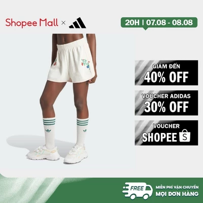 [Duy nhất 8.8 - VOUCHER 30%]adidas Lifestyle Fashion Graphics Floral Shorts Women White IS3869
