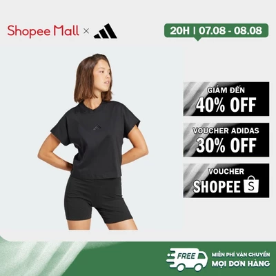 [Duy nhất 8.8 - VOUCHER 30%]adidas Lifestyle ALL SZN Tee Women Black JJ1235