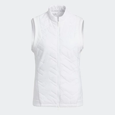 adidas Đánh gôn Áo Gile Lót Đệm Nữ trắng HM7619