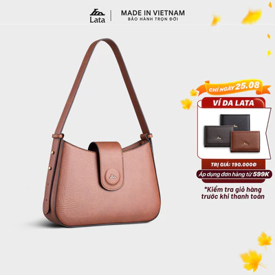 Túi Lata (Thời trang nữ đi chơi size 27 - Túi đeo vai da HN99)