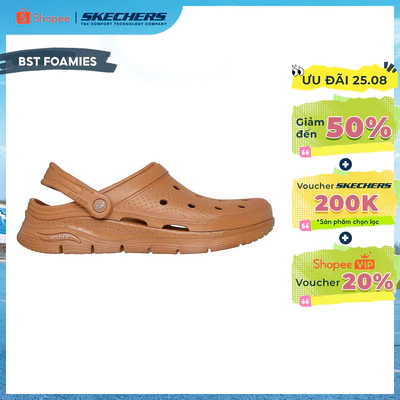 Giày Clog Nam Skechers Arch Fit Foamies Arch Fit Valiant - 243160-MUST
