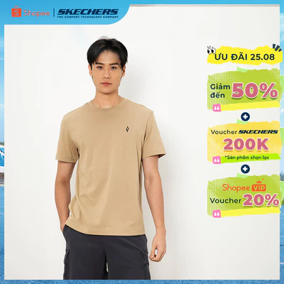 Áo Thun Tay Ngắn Nam Skechers Basketball Culture Short Sleeve Tee - SL325M384-02FX Online Sale