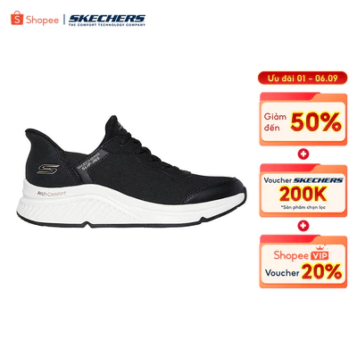 Giày Thể Thao Nữ Skechers Slip-ins BOBS Arch Comfort B Sweet A Look-117627-BLK Online Sale