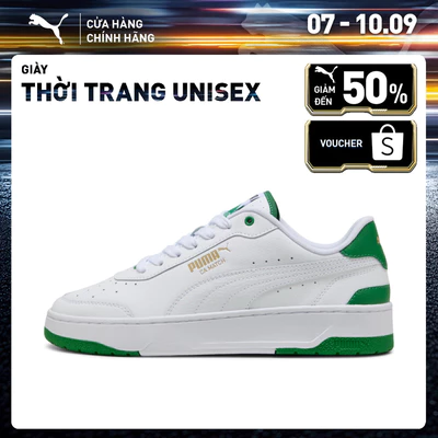 Giày Thời Trang PUMA Unisex CA Match White-Archive Green Màu Trắng