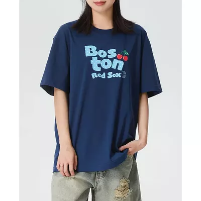 [KHÔNG BÁN AGING] MLB - Áo thun unisex cổ tròn tay ngắn trẻ trung_3ATSN6663-43NYD