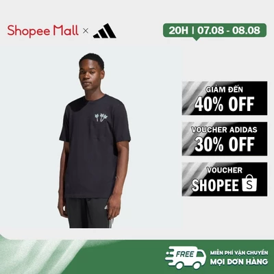 [Duy nhất 8.8 - VOUCHER 30%]adidas Phong cách sống & Quần vợt ÁO THUN GRAPHIC PHI TIÊU VUI NHỘN Nam Đen JZ5040