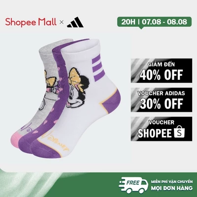 [Duy nhất 8.8 - VOUCHER 30%]adidas Phong cách sống TẤT ADIDAS CHUỘT MINNIE DISNEY Trẻ em trắng KA9878