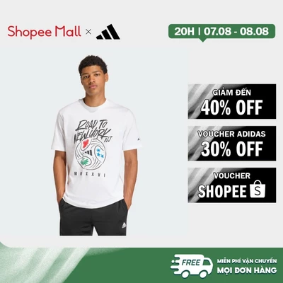 [Duy nhất 8.8 - VOUCHER 30%]adidas Lifestyle FIFA World Cup 26™ Road To NY NJ Graphic T-Shirt Men White KB2535