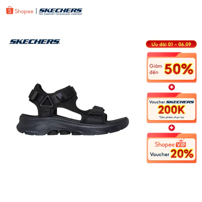 Xăng Đan/Dép Nữ Skechers On-The-GO GOwalk 7 Sandal Landon Đi Bộ-141064-BBK Goga Mat