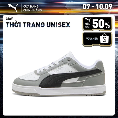 Giày Thời Trang PUMA Unisex Caven III White-Black-Gray Echo Màu Trắng