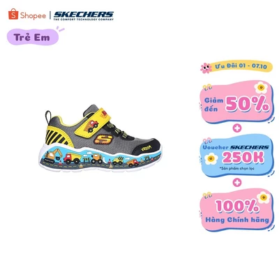 Giày Thể Thao Bé Trai Skechers Play Scene - 407312N-BKYL