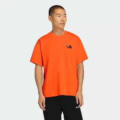 adidas Hiking Chiếc Áo Thun Graphic Logo Terrex Nature Unisex trái cam KB9611