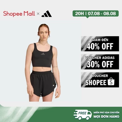 [Duy nhất 8.8 - VOUCHER 30%]adidas Gym & Training Áo Bra Tank Nâng Đỡ Nhẹ Power Nữ Đen JZ6030