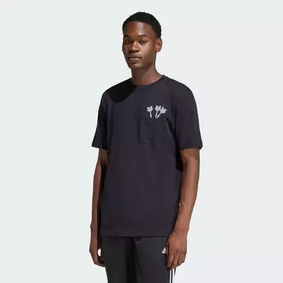 adidas Phong cách sống & Quần vợt ÁO THUN GRAPHIC PHI TIÊU VUI NHỘN Nam Đen JZ5040