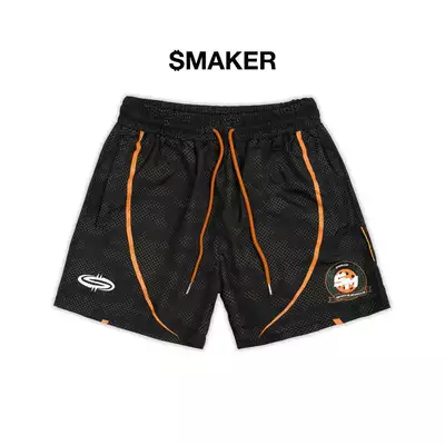 [SMAKER] Quần đùi ngắn thể thao màu đen - WIN WITH ME SHORT IN CAMO