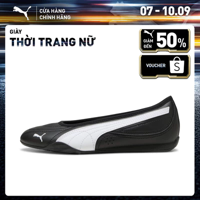 Giày Thời Trang PUMA Nữ CATCH SOLEIL BALLERINA Black-White Màu Đen