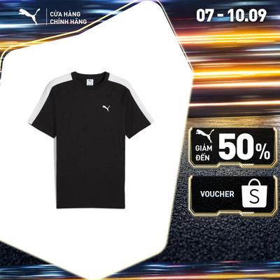 Áo Thun Thời Trang PUMA Nam T7 Tee Black Màu Đen