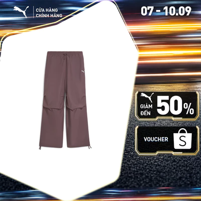 Quần Dài Thời Trang PUMA Nữ WARDROBE ESS Parachute Pants Raisin Màu Tím