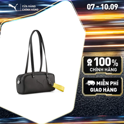 Túi Đeo Vai Thời Trang PUMA Nữ SENSE Flute Grip Bag Black Màu Đen